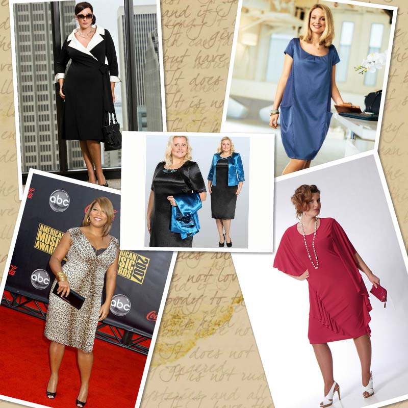 Фасоны платьев для полных женщин: фото, модели, варианты